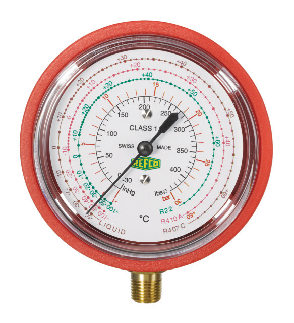 REFCO Manometer PM2-200-DS-CLIM 76mm, 1/8" NPT
