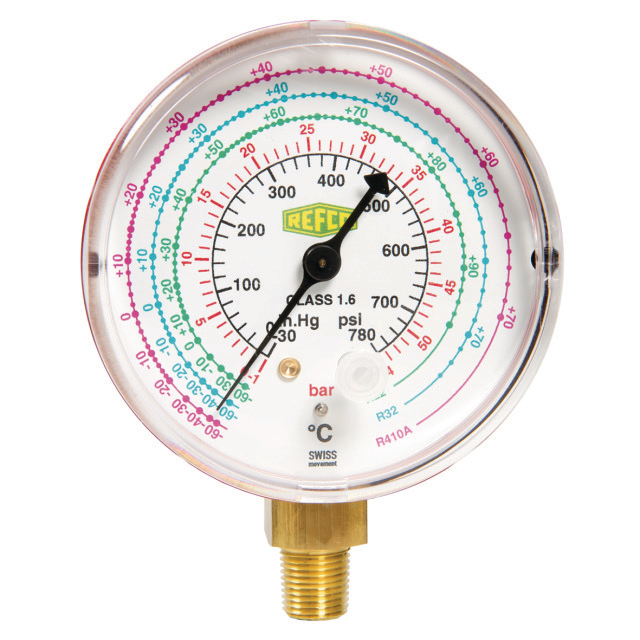 REFCO Manometer M2-500-DS-R1234yf 68mm 1/8" NPT