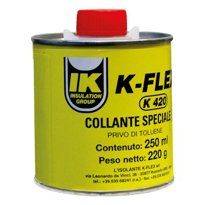 K-FLEX Lijm K420 0,25ltr. met borstel GLUE-K420/0.26L