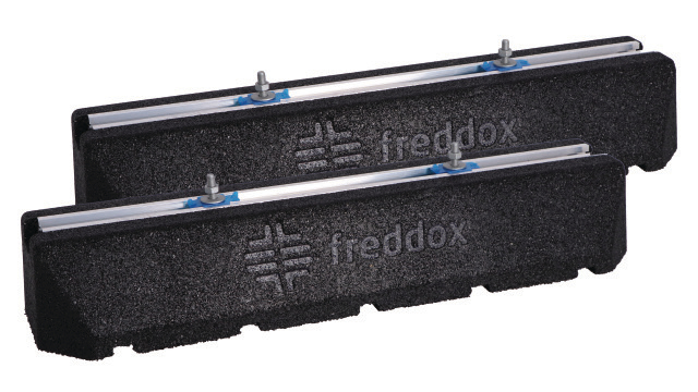 Freddox Set a 2 rubber voeten 1000mm compleet met boutensets
