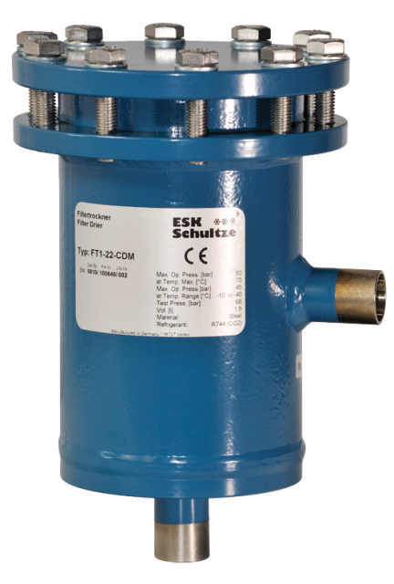 ESK Schultze Filterdroger FT1-28-CDM 60 bar 28 mm sold. R744